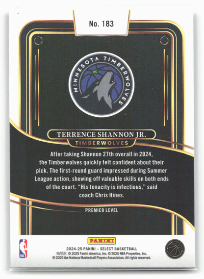 2024-25 Panini Select #183 Terrence Shannon Jr. 19553