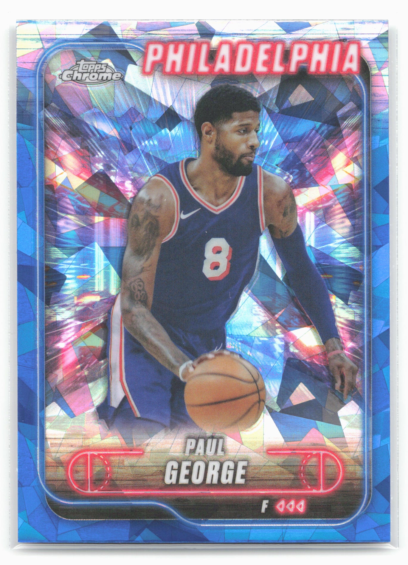 2024-25 Topps Chrome Sapphire #135 Paul George