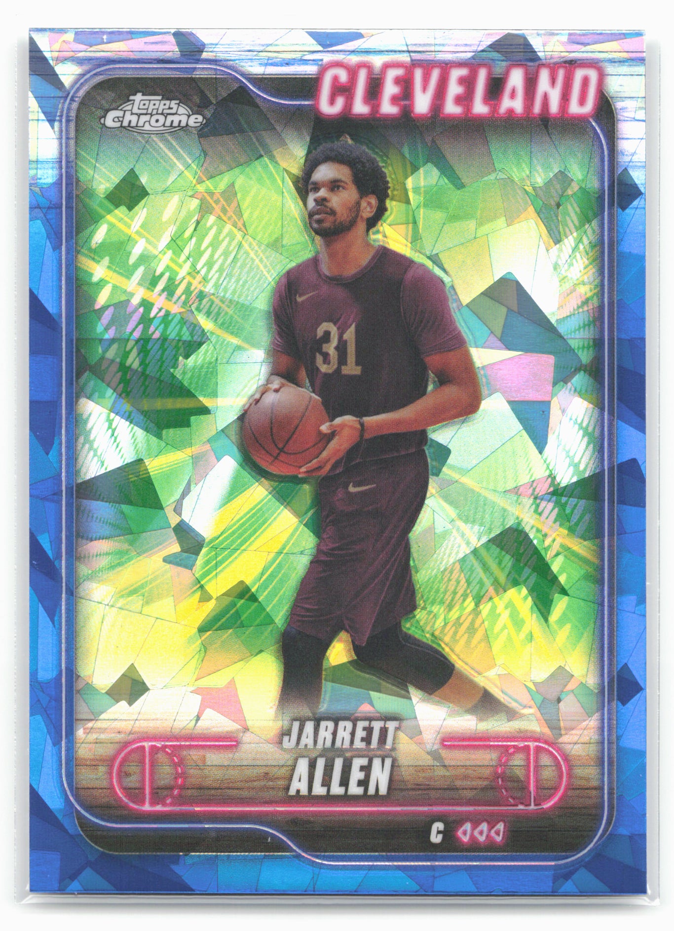 2024-25 Topps Chrome Sapphire #17 Jarrett Allen