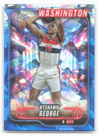 2024-25 Topps Chrome Sapphire #158 Kyshawn George
