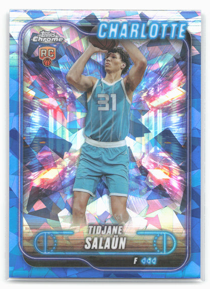 2024-25 Topps Chrome Sapphire #148 Tidjane Salaün
