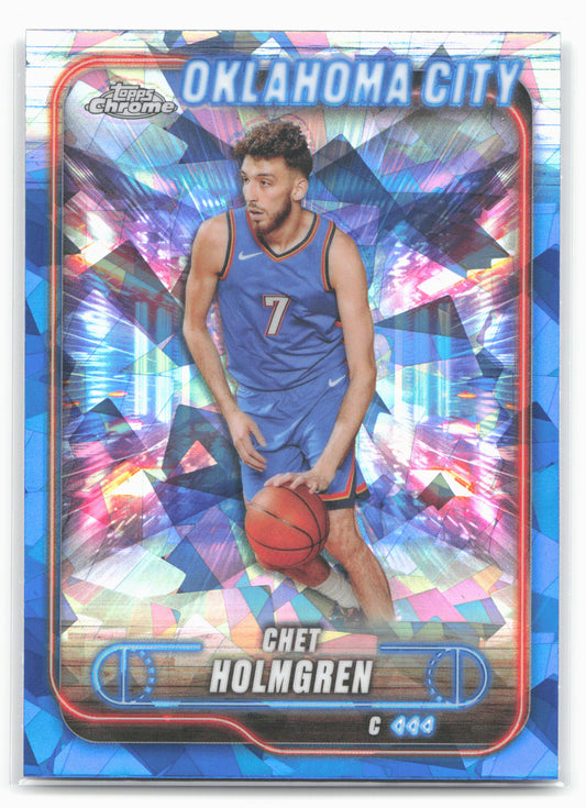 2024-25 Topps Chrome Sapphire #99 Chet Holmgren