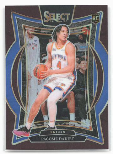 
2024-25 Panini Select #99 Pacome Dadiet Maroon Prizm #/175