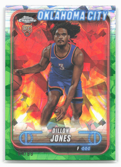 2024-25 Topps Chrome Sapphire #189 Dillon Jones Green Sapphire #/99