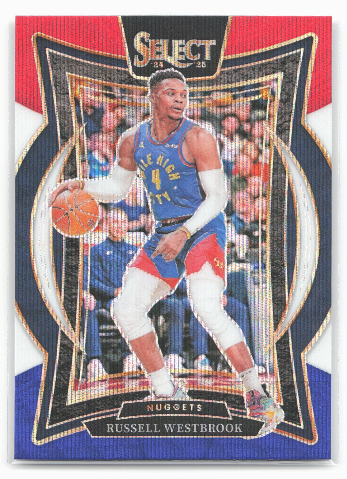 2024-25 Panini Select #18 Russell Westbrook Tri-Color Prizm