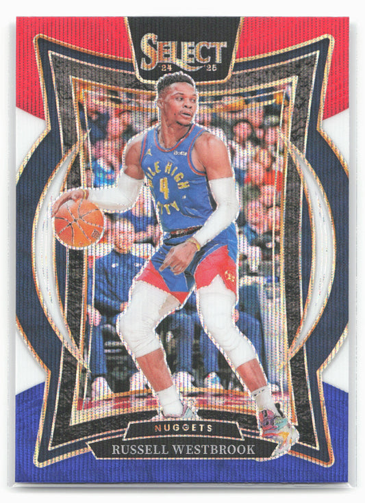 2024-25 Panini Select #18 Russell Westbrook Tri-Color Prizm