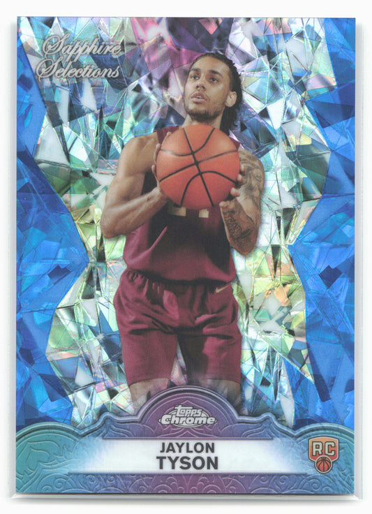 2024-25 Topps Chrome Sapphire #ss-13 Jaylon Tyson Sapphire Selections