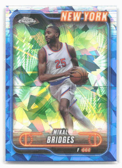 2024-25 Topps Chrome Sapphire #190 Mikal Bridges