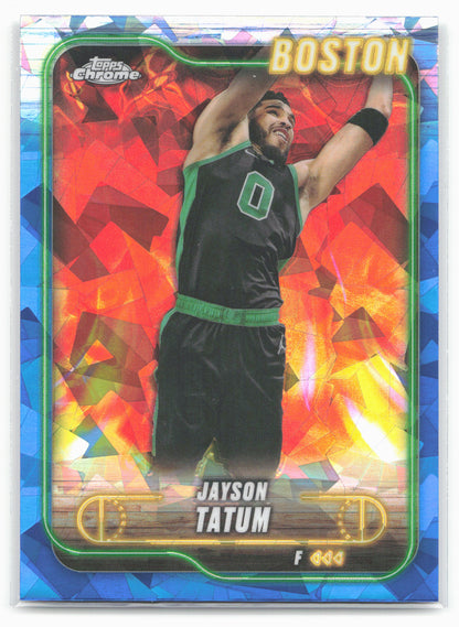 2024-25 Topps Chrome Sapphire #51 Jayson Tatum