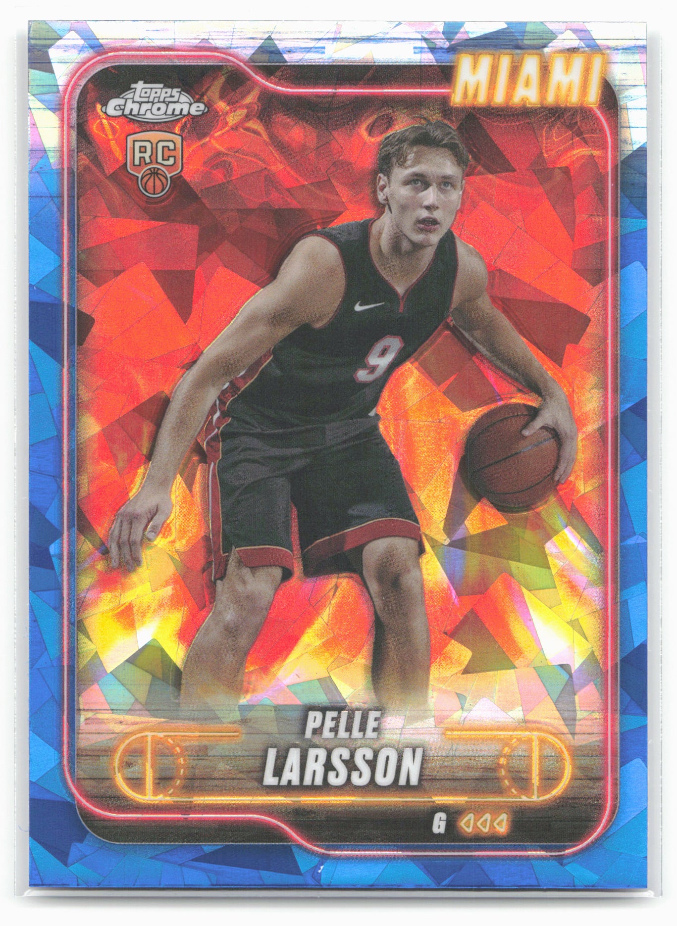 2024-25 Topps Chrome Sapphire #166 Pelle Larsson