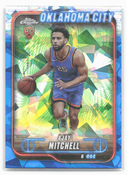 2024-25 Topps Chrome Sapphire #132 Ajay Mitchell