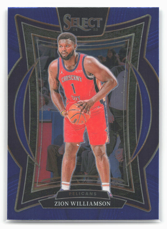 2024-25 Panini Select #28 Zion Williamson Blue (Retail)