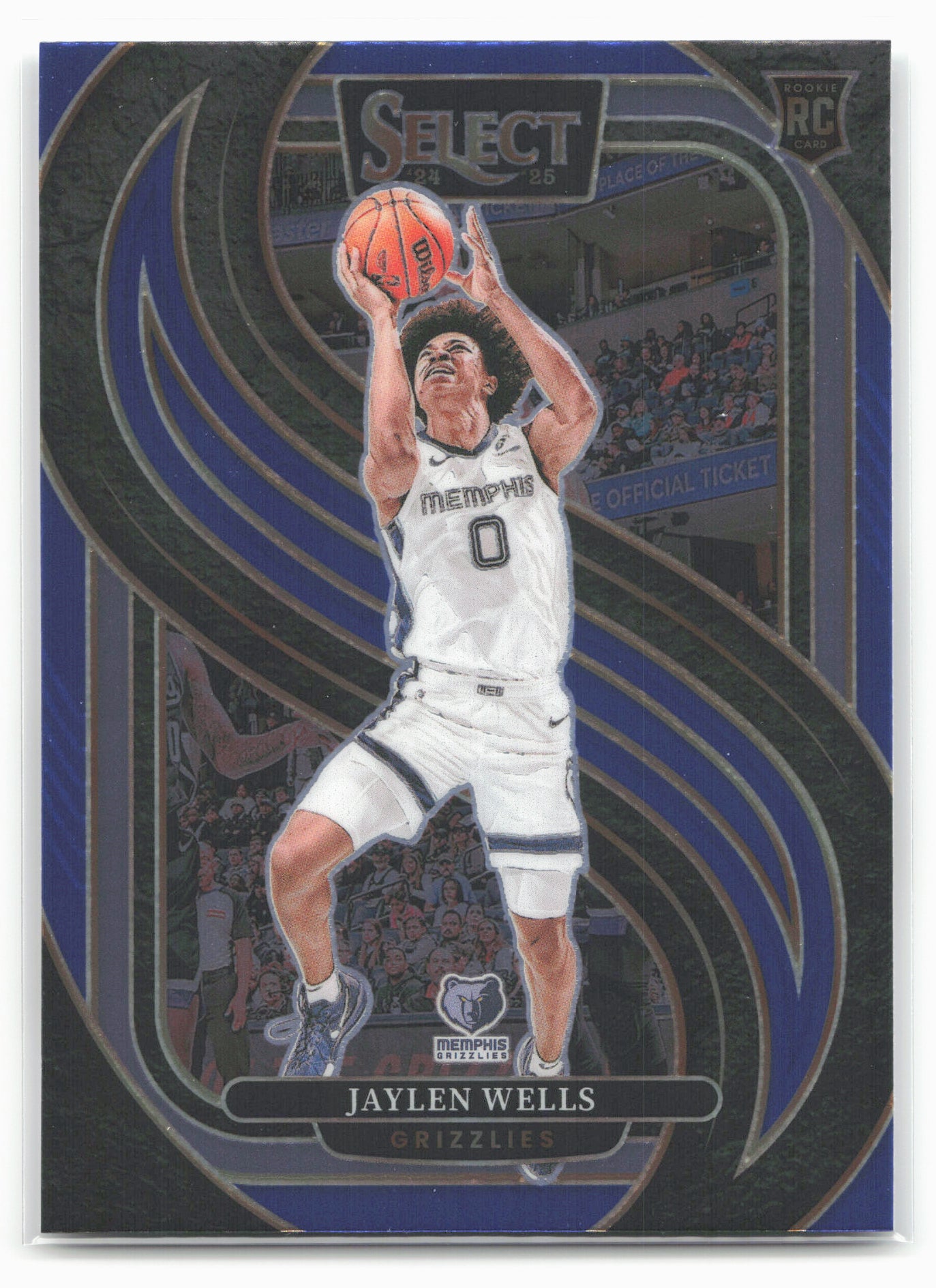 2024-25 Panini Select #188 Jaylen Wells Blue (Retail)