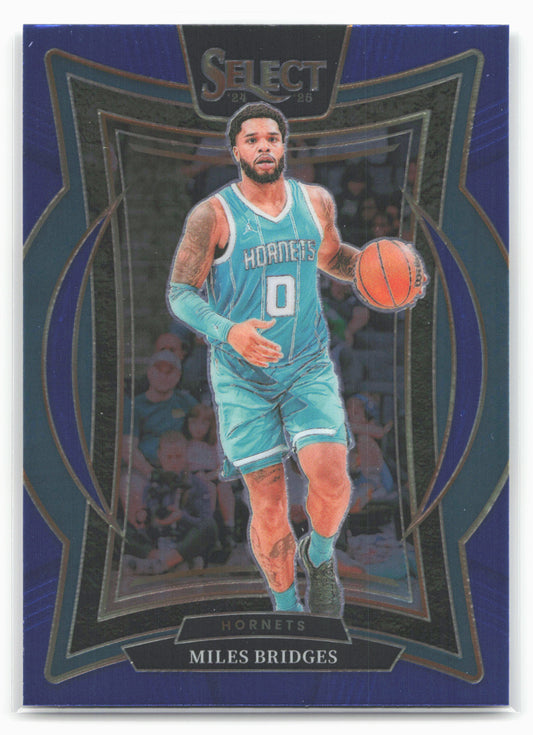 2024-25 Panini Select #8 Miles Bridges Blue (Retail)