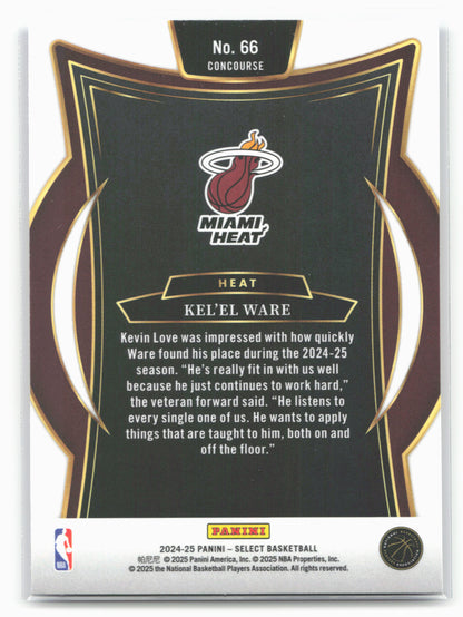2024-25 Panini Select #66 Kel'el Ware Blue (Retail)