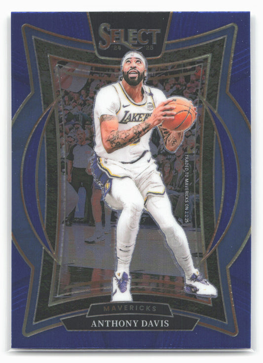 2024-25 Panini Select #25 Anthony Davis Blue (Retail)