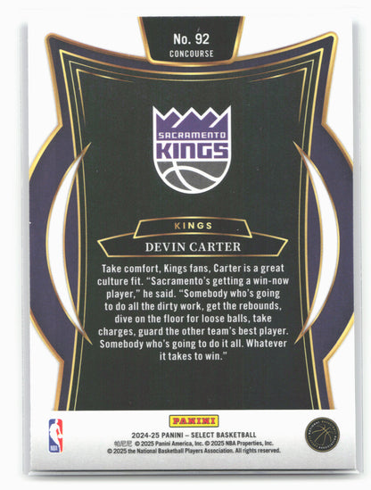 2024-25 Panini Select #92 Devin Carter
