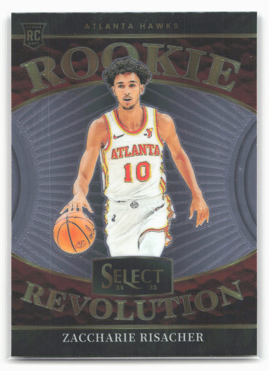 2024-25 Panini Select #21 Zaccharie Risacher Rookie Revolution 19627