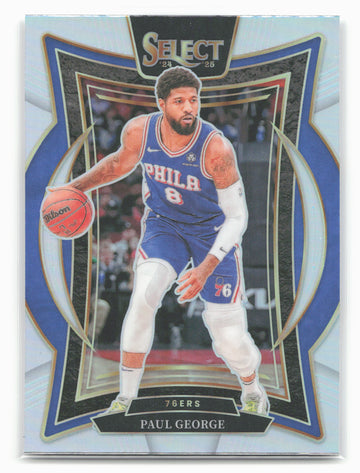 
2024-25 Panini Select #37 Paul George Silver Prizm 19628