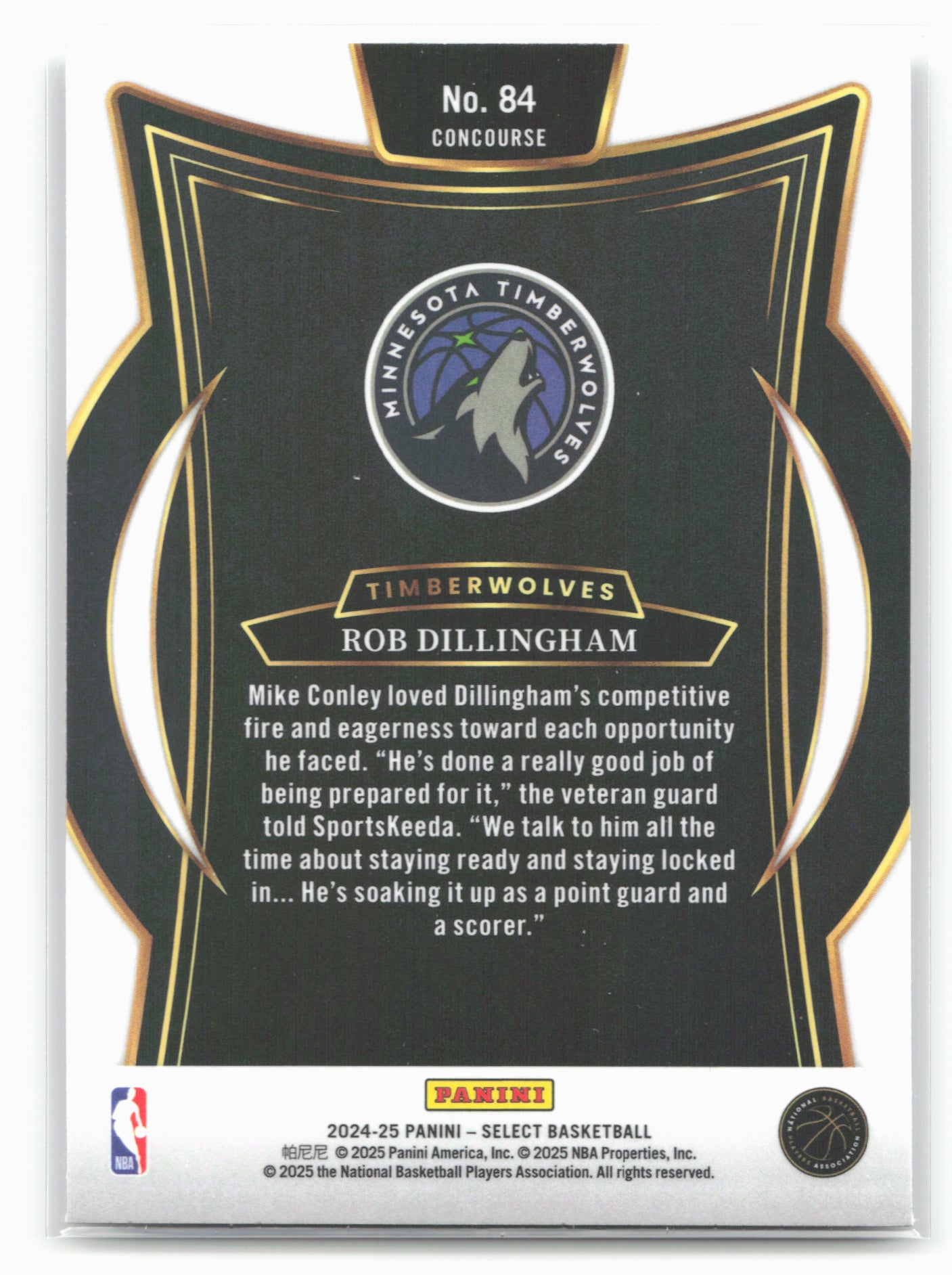 2024-25 Panini Select #84 Rob Dillingham 19633