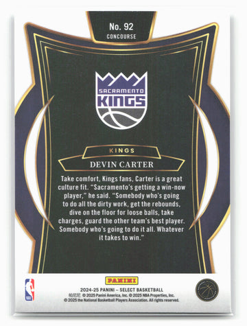 
2024-25 Panini Select #92 Devin Carter 19641