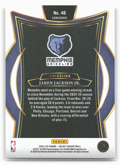 2024-25 Panini Select #48 Jaren Jackson Jr. 19643
