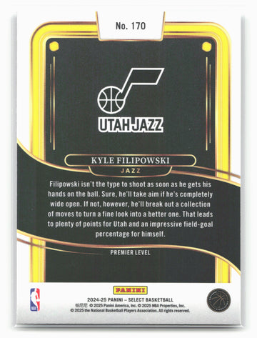 
2024-25 Panini Select #170 Kyle Filipowski 19660