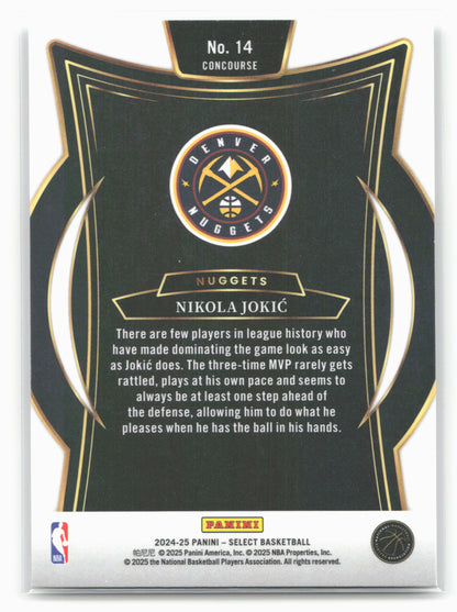 2024-25 Panini Select #14 Nikola Jokic 19661
