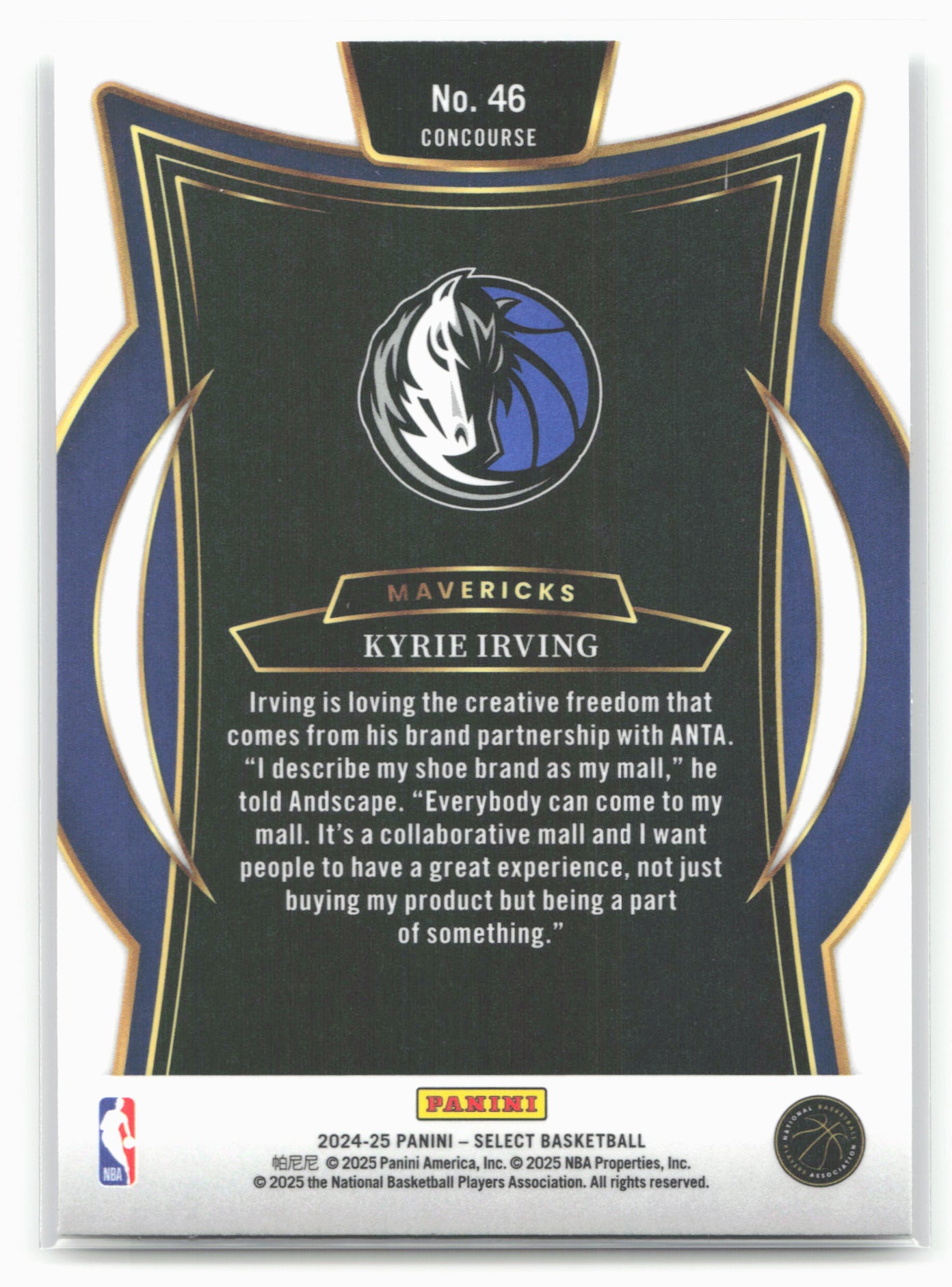 2024-25 Panini Select #46 Kyrie Irving 19662