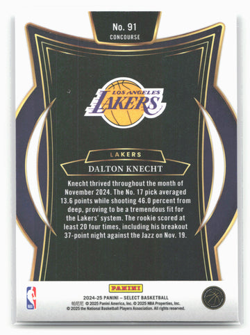 
2024-25 Panini Select #91 Dalton Knecht 19669