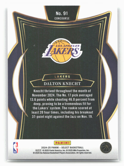 2024-25 Panini Select #91 Dalton Knecht 19669