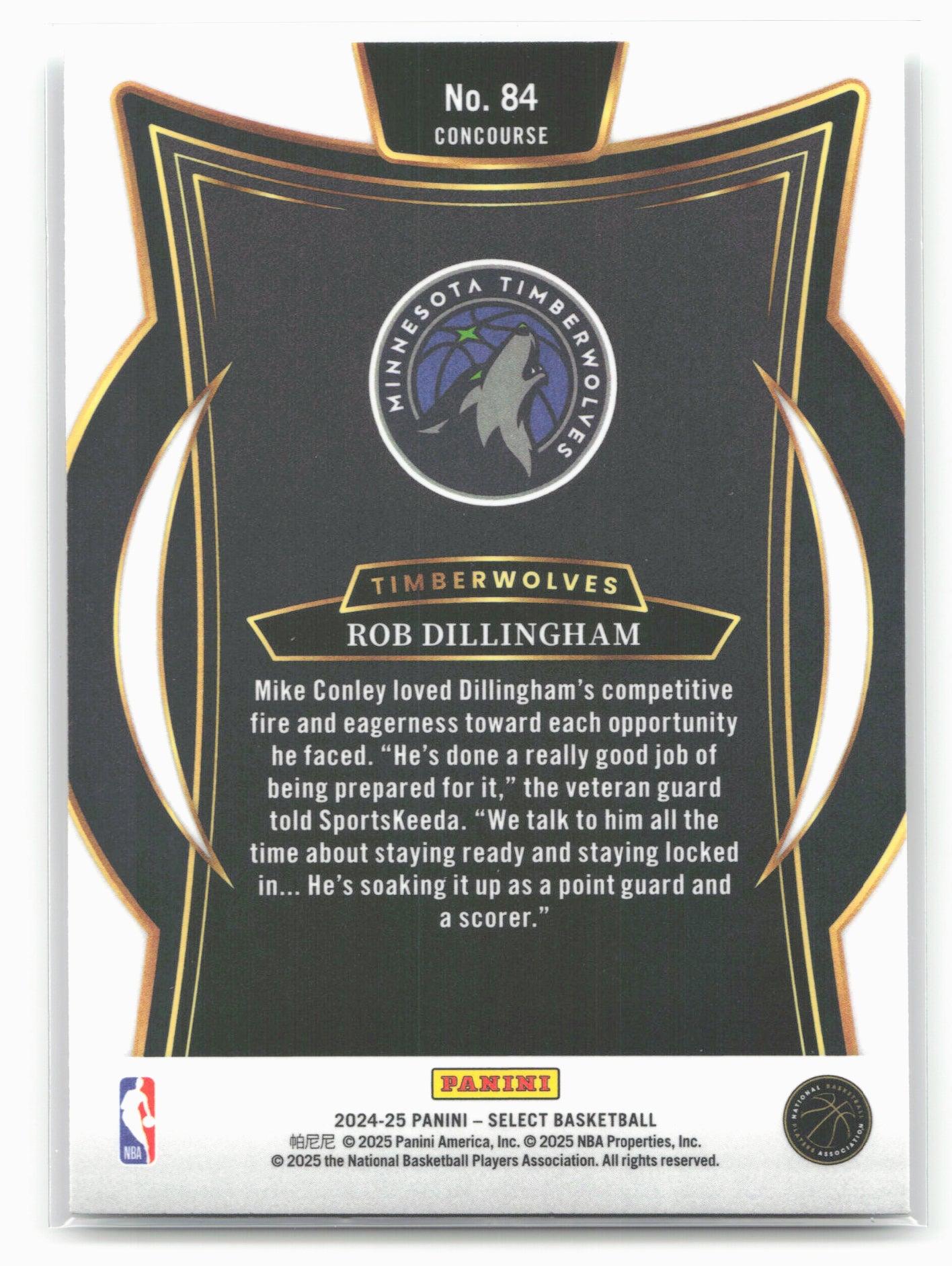 2024-25 Panini Select #84 Rob Dillingham 19676