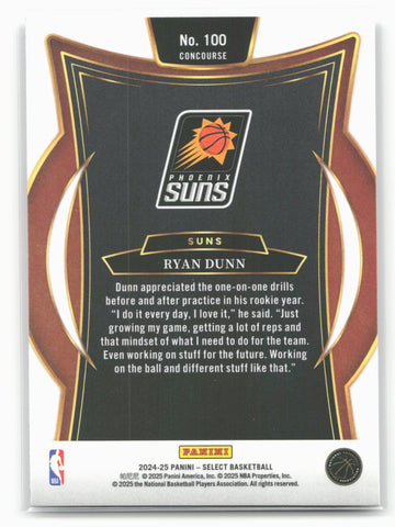 
2024-25 Panini Select #100 Ryan Dunn 19679