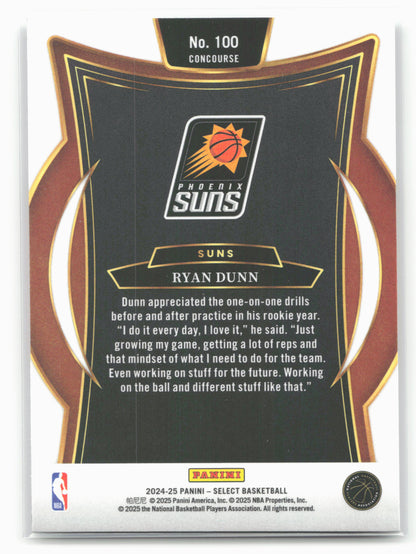2024-25 Panini Select #100 Ryan Dunn 19679