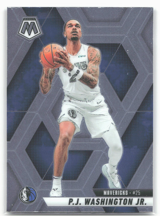 2024-25 Panini Mosaic #134 P.J. Washington Jr.