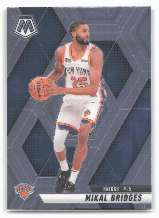 2024-25 Panini Mosaic #41 Mikal Bridges