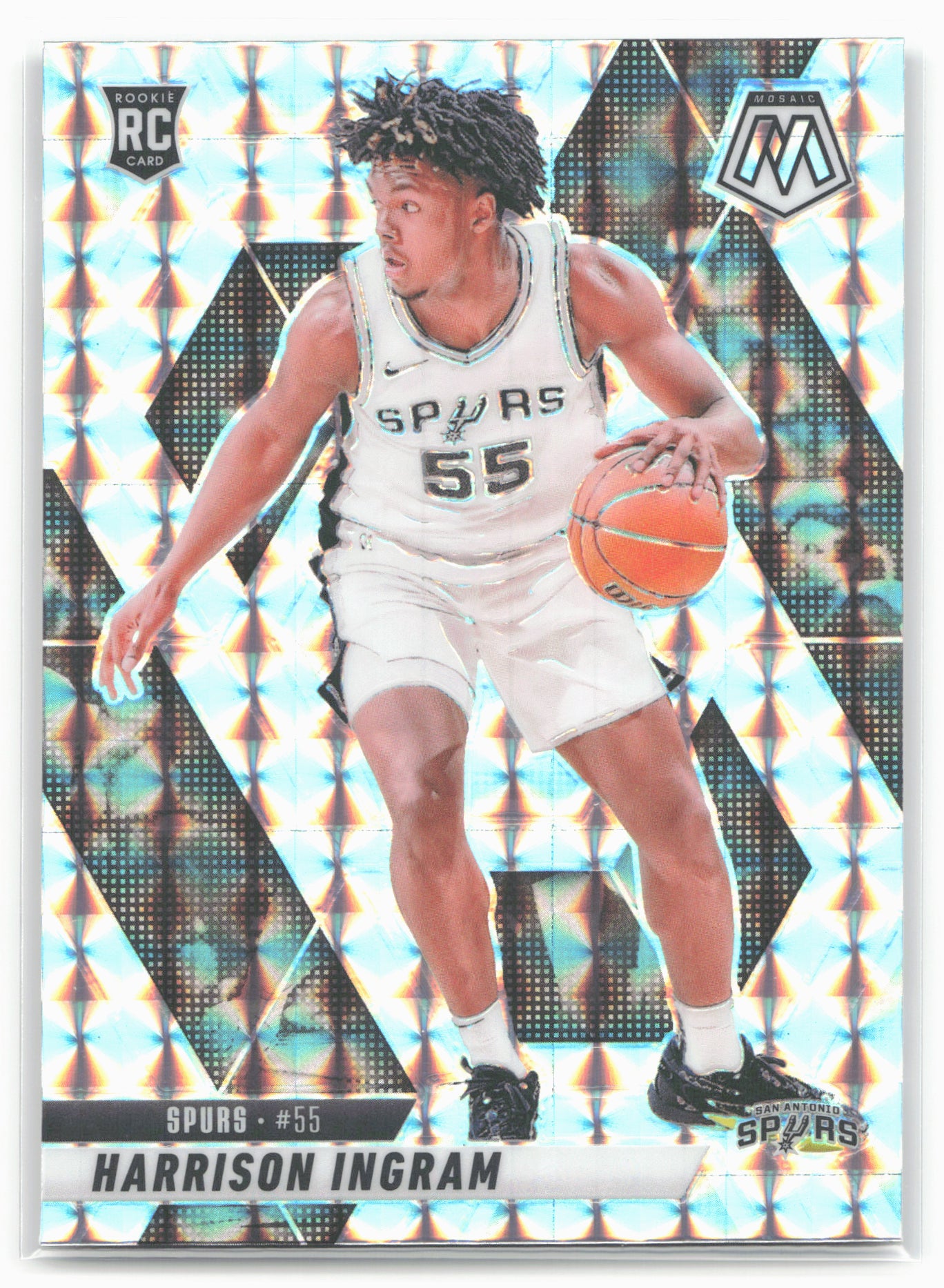 2024-25 Panini Mosaic #244 Harrison Ingram Base Mosaic