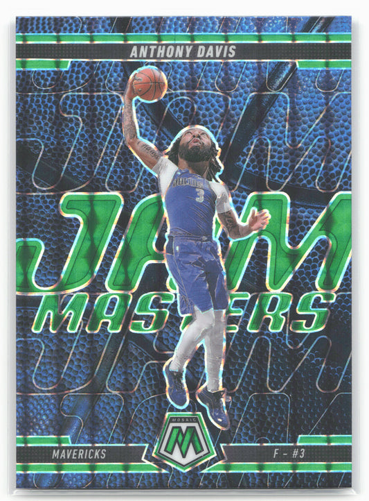 2024-25 Panini Mosaic #2 Anthony Davis Jam Masters Mosaic Green