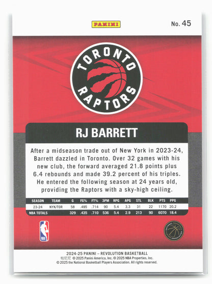 2024-25 Panini Revolution #45 RJ Barrett 19730