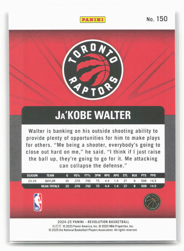 
2024-25 Panini Revolution #150 Ja'Kobe Walter 19736