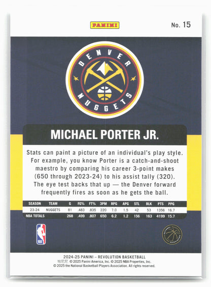 2024-25 Panini Revolution #15 Michael Porter Jr. 19737