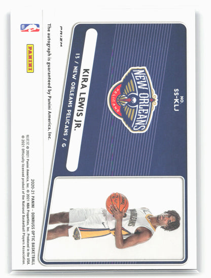 2020-21 Donruss Optic #SS-KLJ Kira Lewis Jr. Signature Series Purple