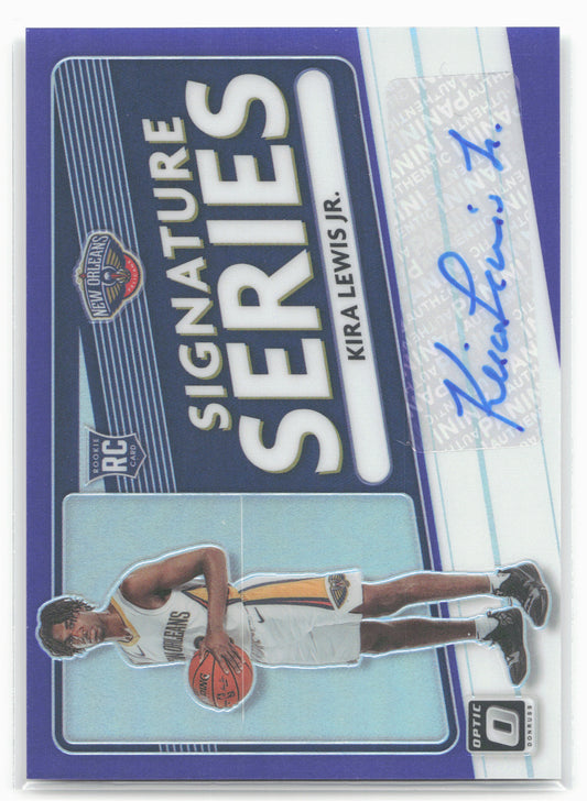 2020-21 Donruss Optic #SS-KLJ Kira Lewis Jr. Signature Series Purple