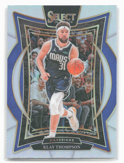2024-25 Panini Select #38 Klay Thompson Silver Prizm