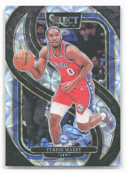 2024-25 Panini Select #156 Tyrese Maxey Scope Prizm