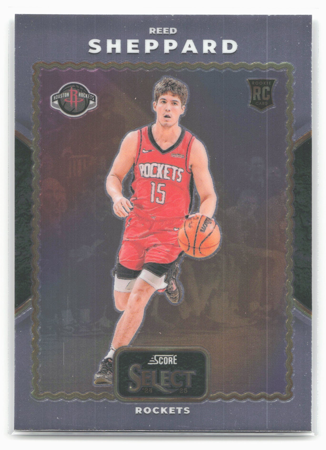 2024-25 Panini Select #1 Reed Sheppard Score Select Throwback