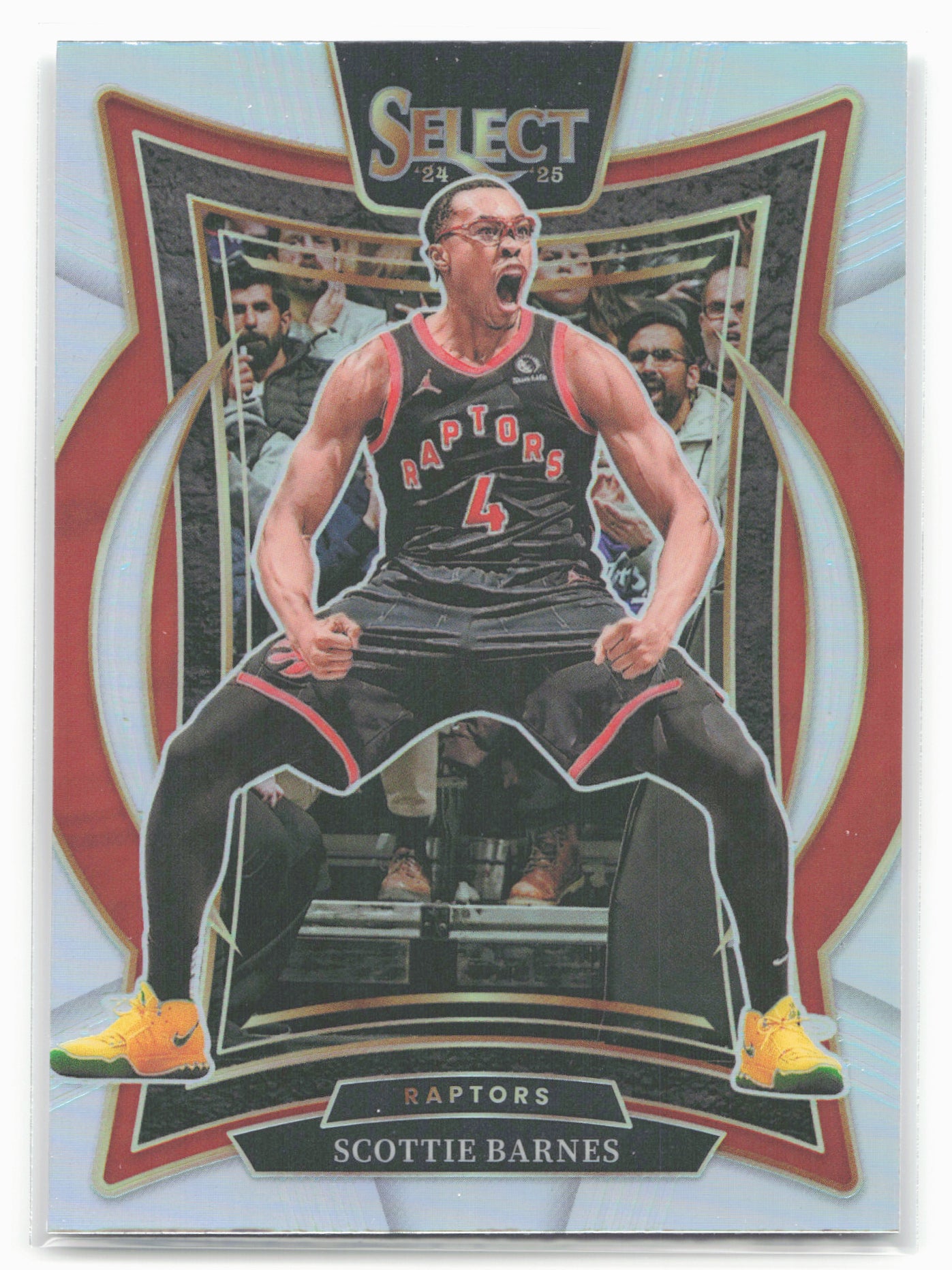 2024-25 Panini Select #30 Scottie Barnes Silver Prizm
