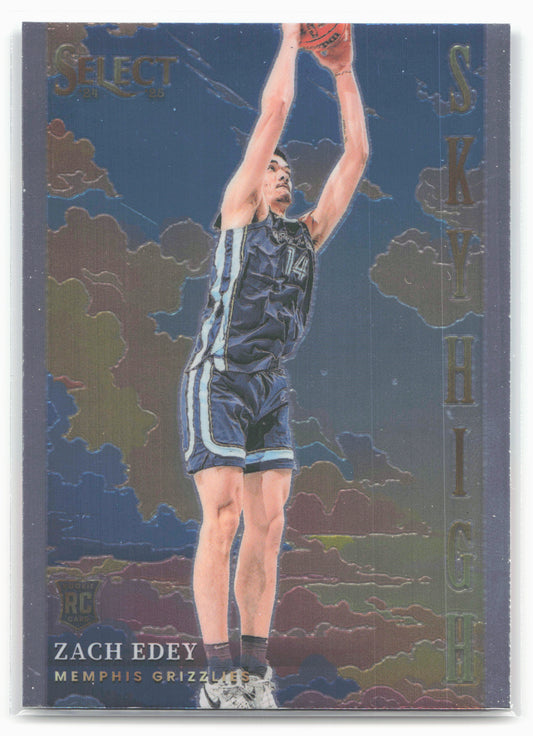 2024-25 Panini Select #9 Zach Edey Sky High