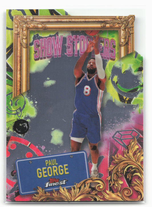 2024-25 Finest #S-22 Paul George Showstoppers 19766