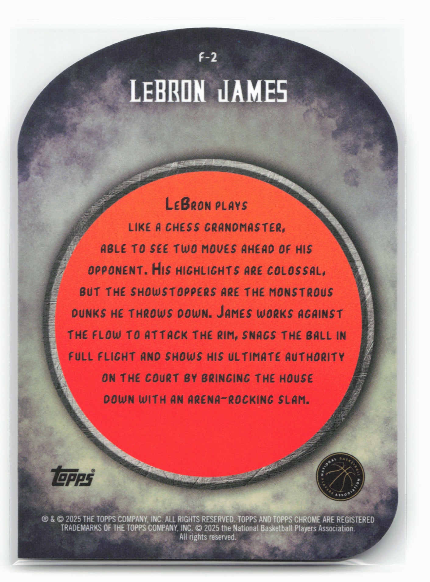 2024-25 Finest #F-2 Lebron James Finishers 19770
